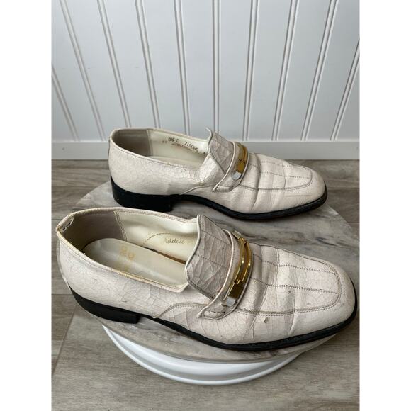 Weyenberg Massagic White Horsebit Loafers 8.5 D 70s Air Cushion VTG Old Money main image 6